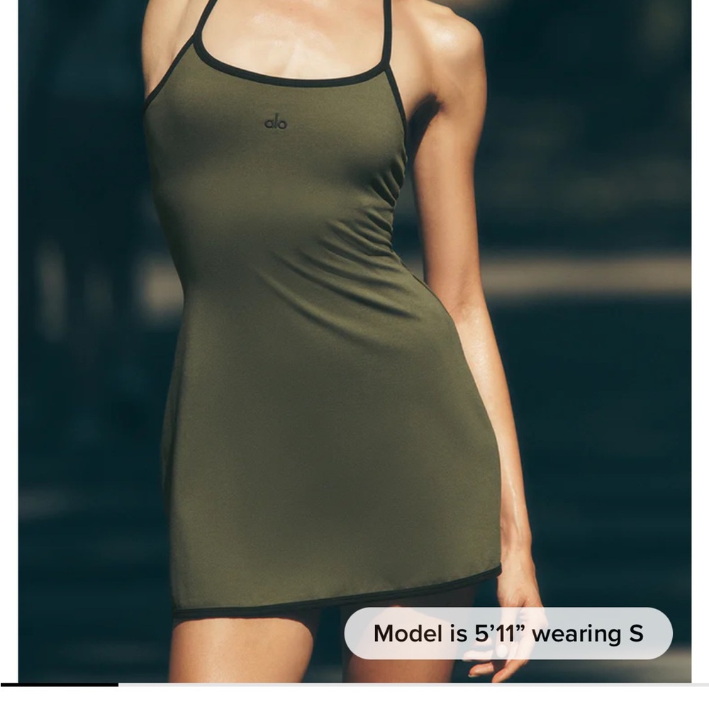 ALO Softsculpt Halter Tennis Dress